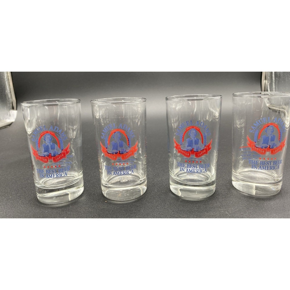 Samuel Adams Boston Lager Tasting Flight Beer Glass Set 4